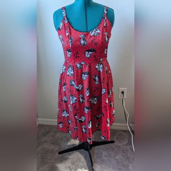 Sourpuss Dresses & Skirts - Sourpuss pirate red dress NWOT XL
